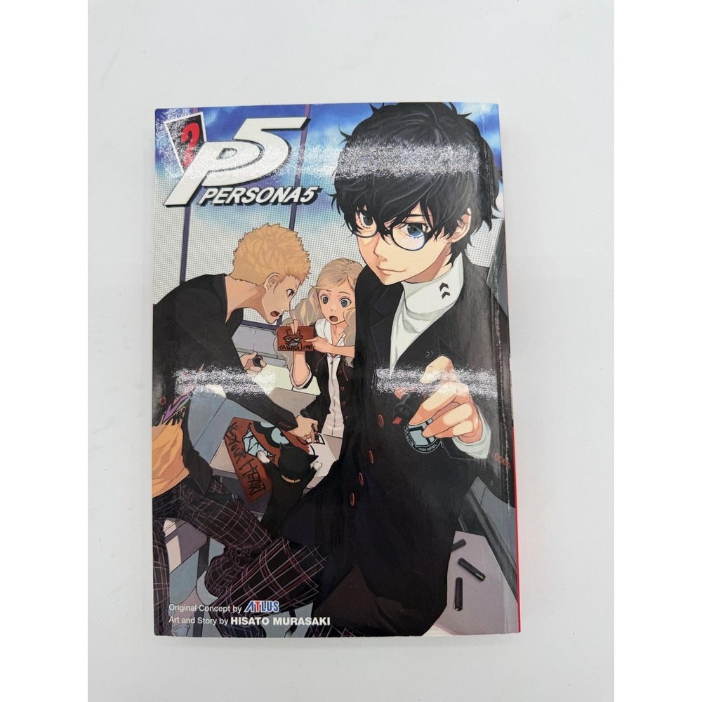VIZ Media Persona 5 P5 Vol 2 Manga Graphic Novel Hisato Murasaki Red Comic